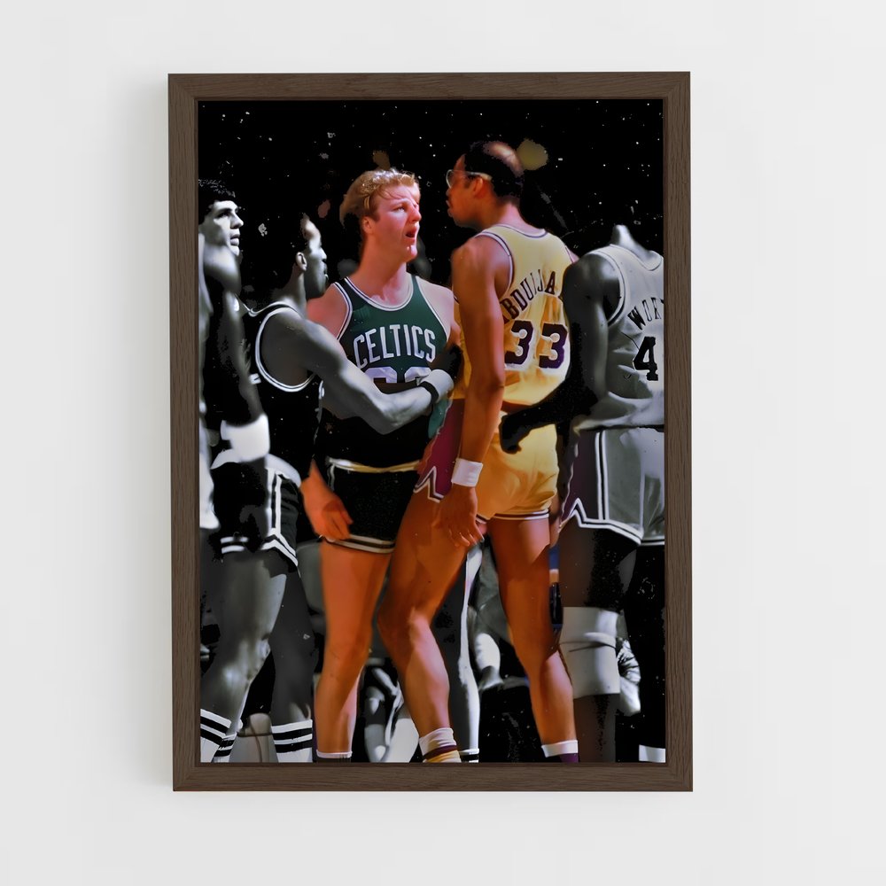 kareem-abdul-jabbar-1 cadre Bois foncé