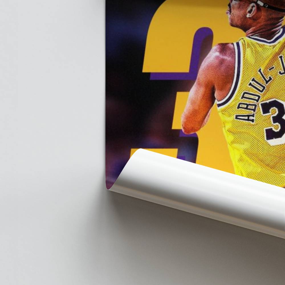 Poster Legende van basketbal 33