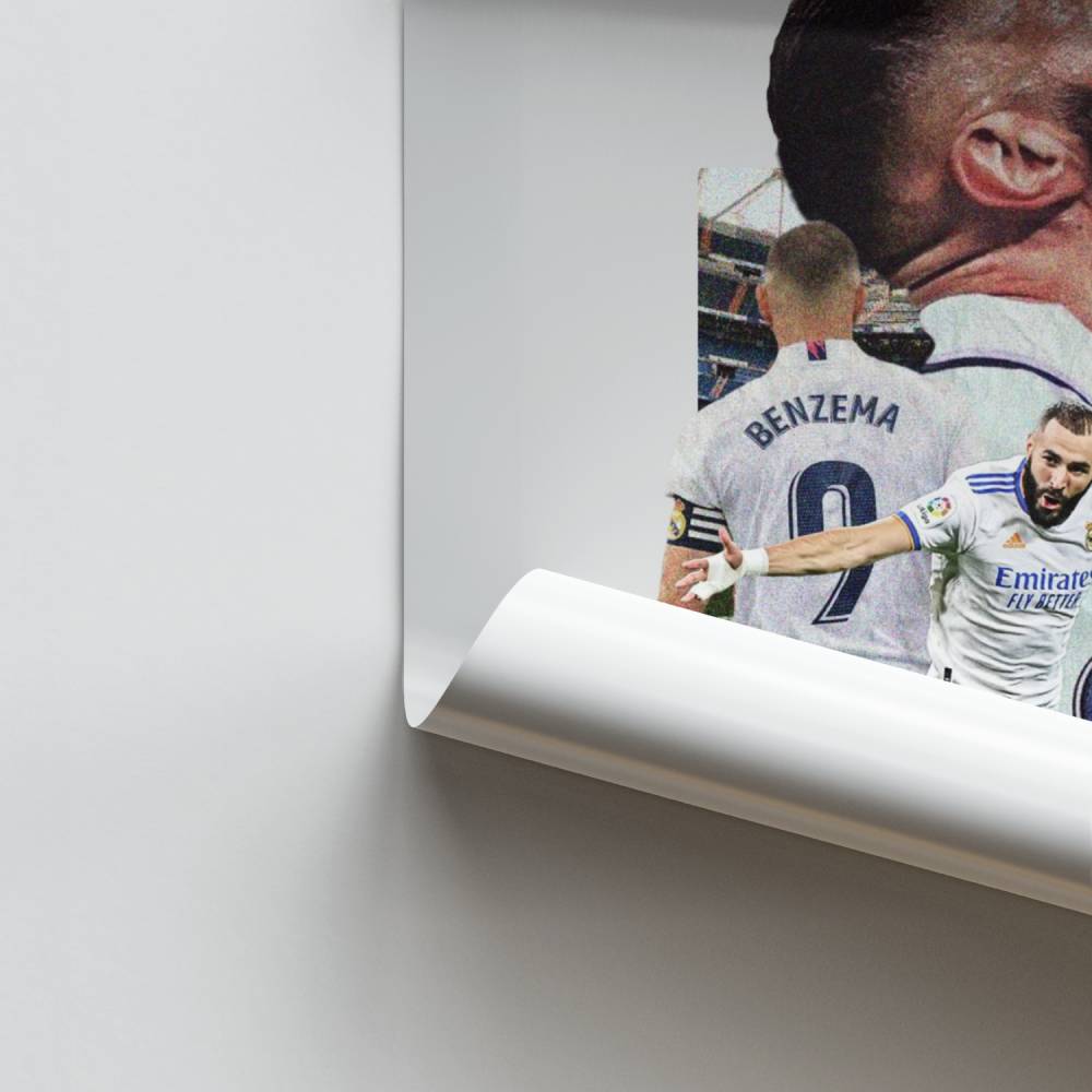 Affiche Triomf van Benzema