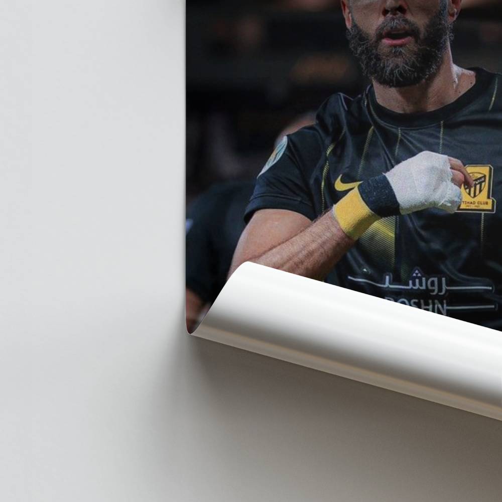 Voetbal ster poster