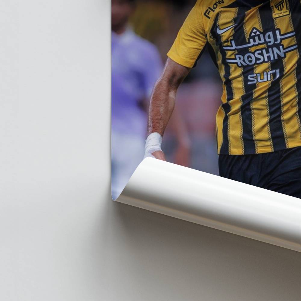 Poster Victoire en Jaune et Noir