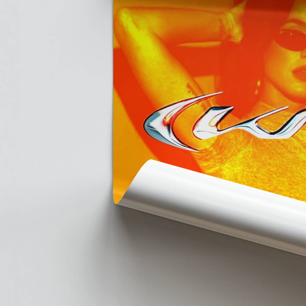 Poster Éclat Orange