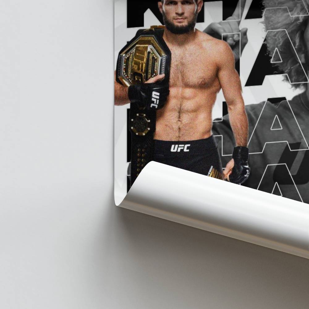 Posterkampioen Khabib