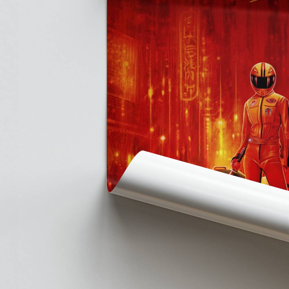 Stedelijke krijgerposter