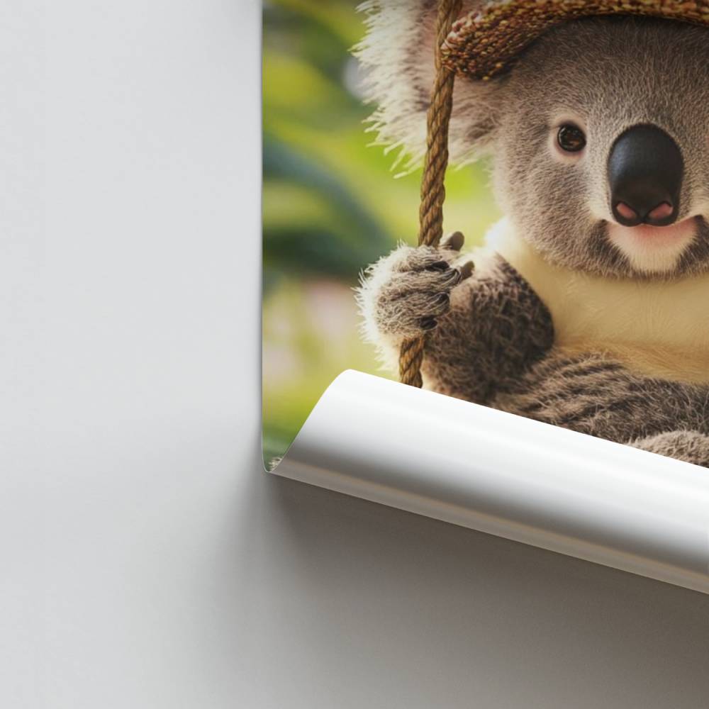 Poster Koala op wandeling