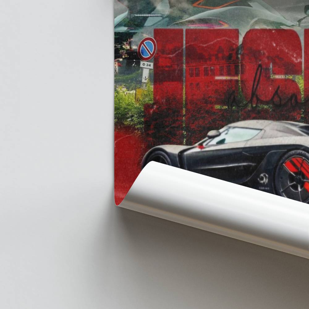 Affiche Koenigsegg Exposé