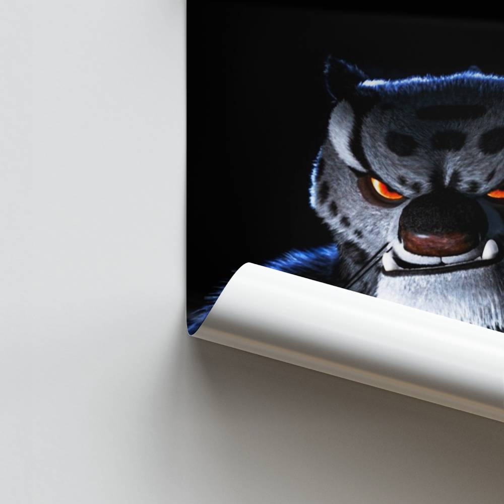 Luipaard krijger poster