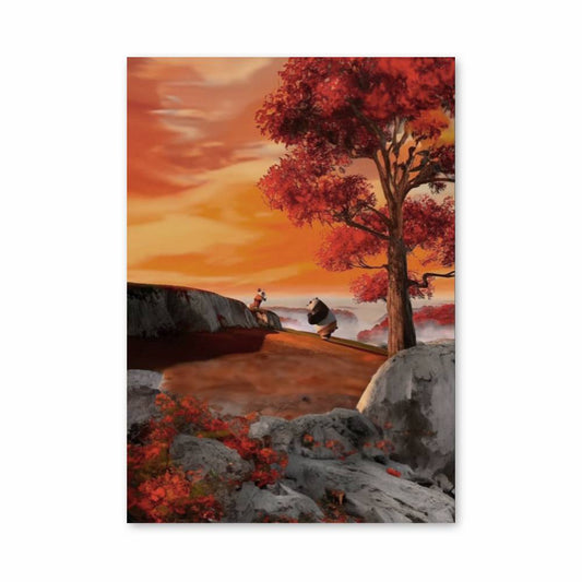 Poster Art Martiaux Automne