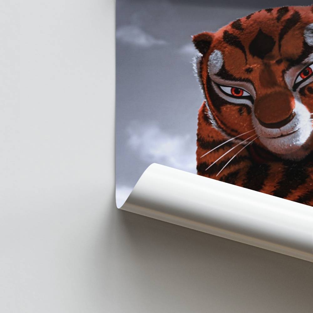 Tijger krijger poster