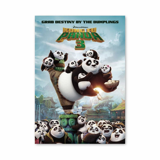 Poster Aventures Panda Kung Fu
