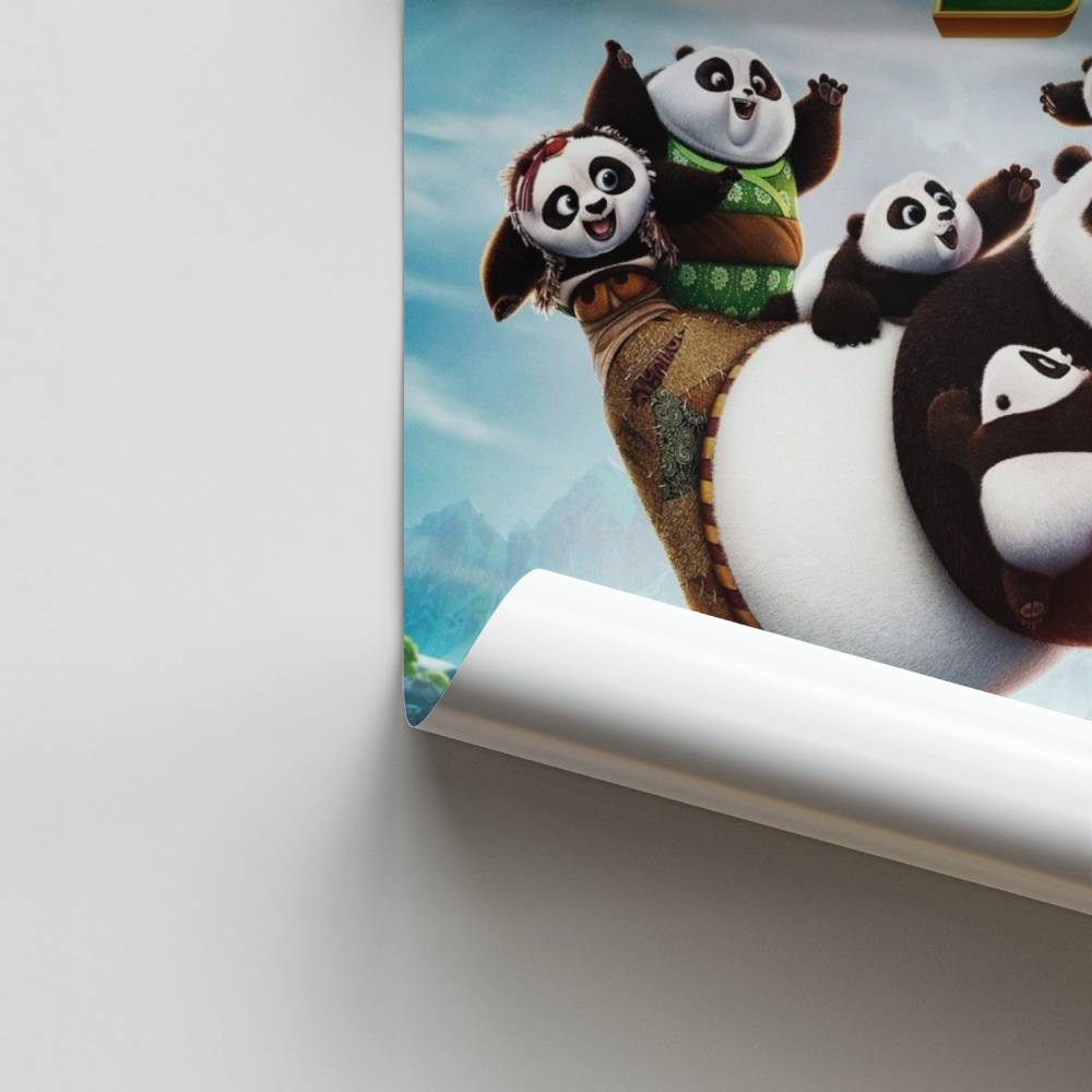 Panda Kung Fu avonturenposter