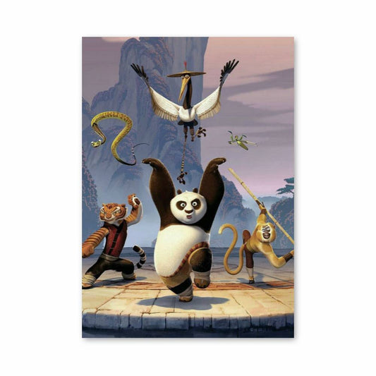Poster Arts Martiaux Panda