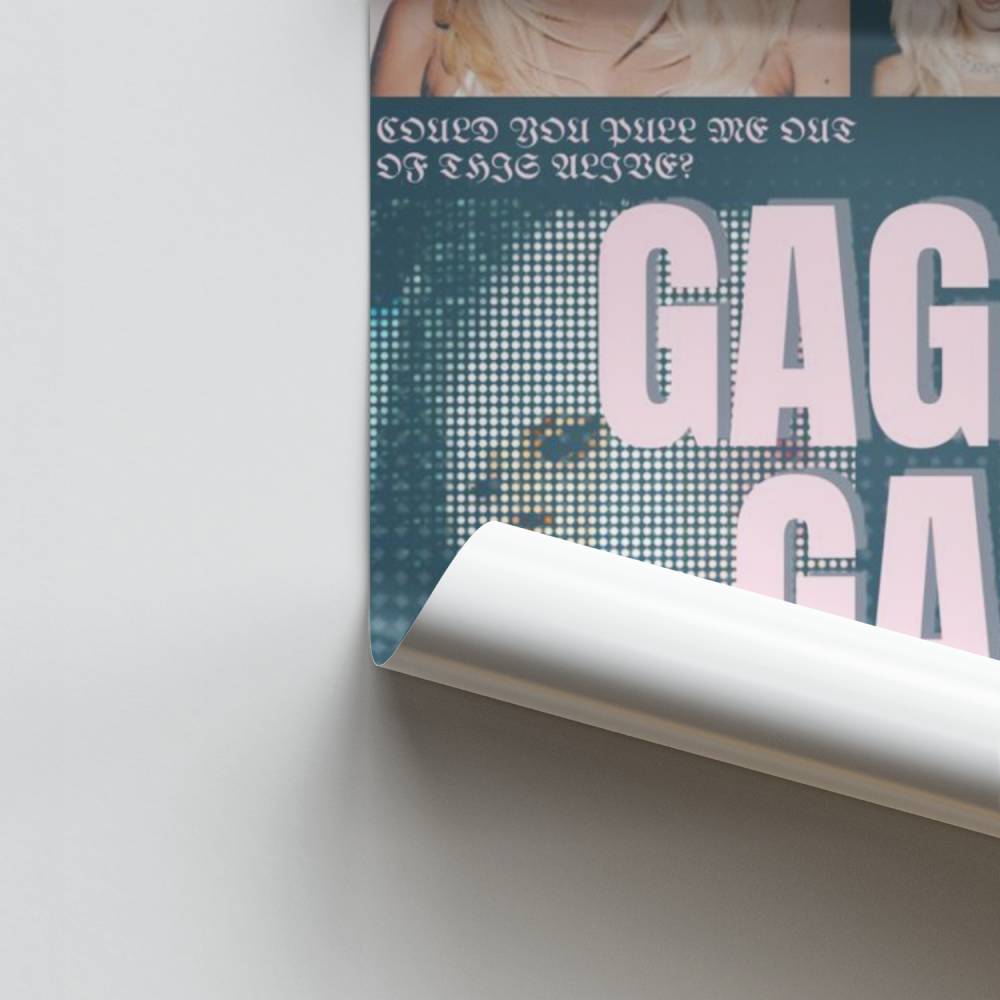 Gaga glamour-poster