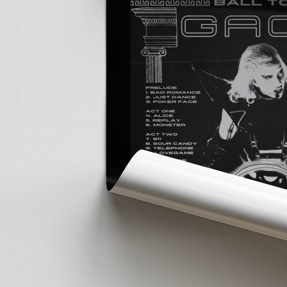 Poster Chromatica-tour