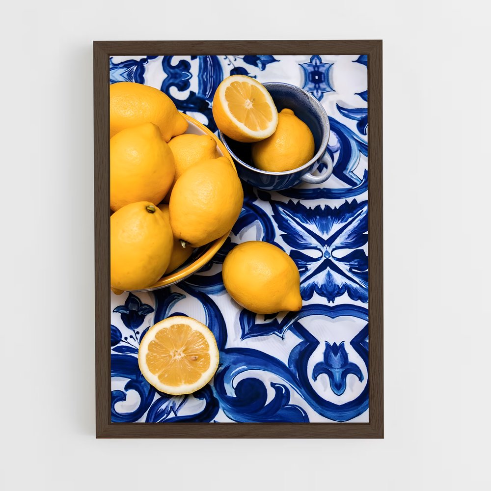 lemon-2 cadre Bois foncé