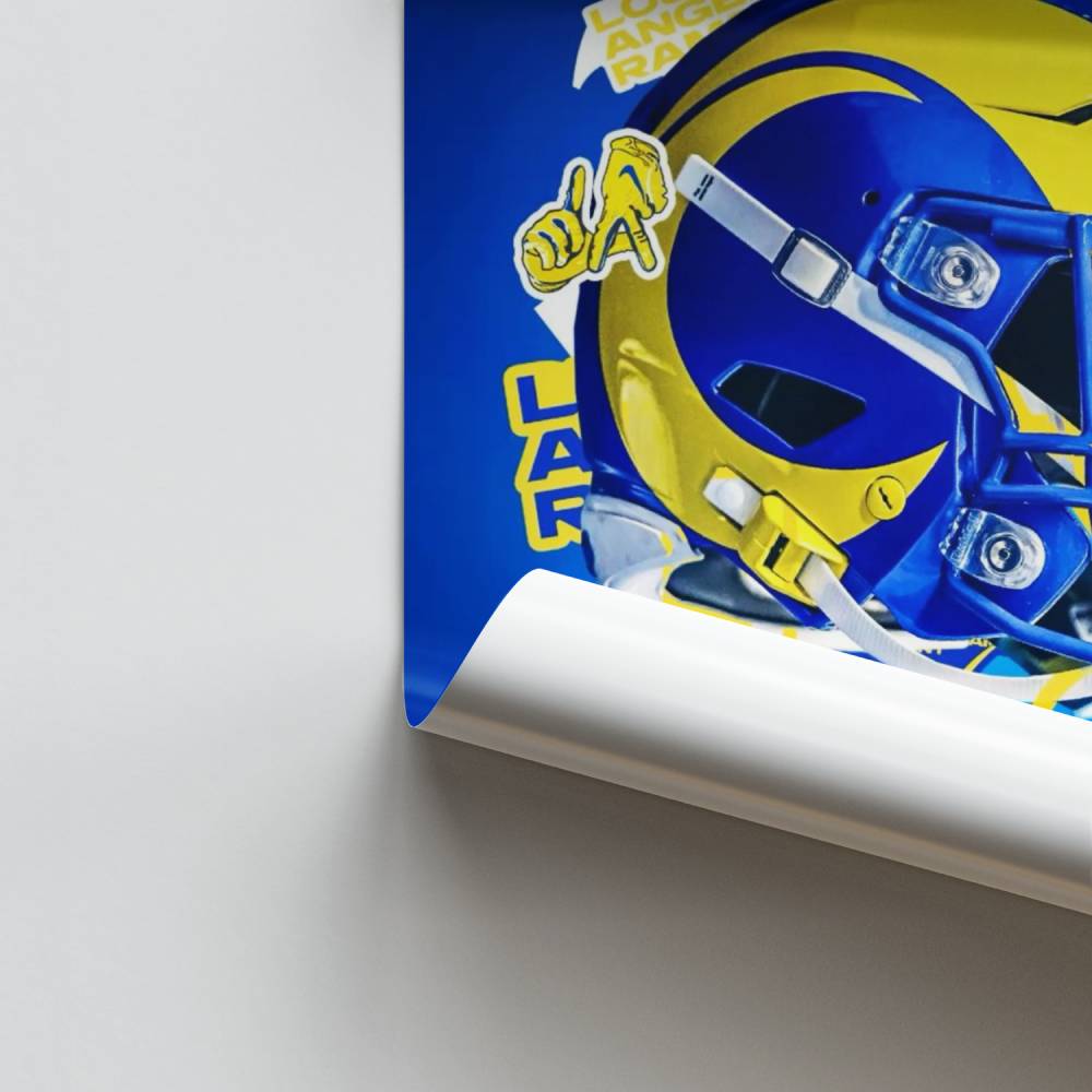 Rammen gloeiende poster