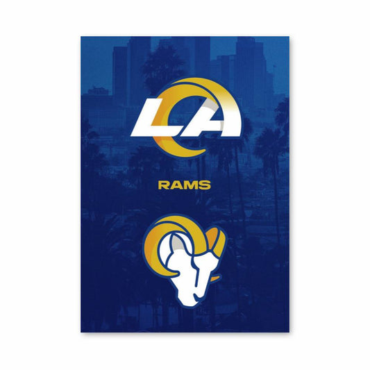 Poster Los Angeles Rams Skyline