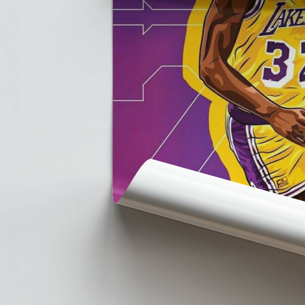 Poster Showtime Lakers-pictogrammen