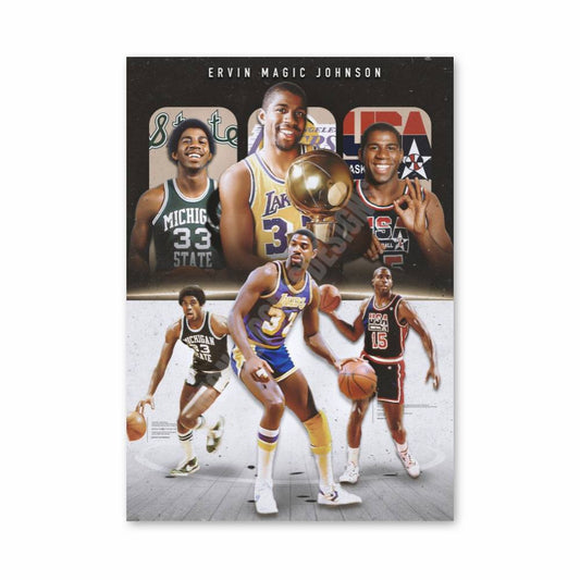 Poster Magic Basketball Legend