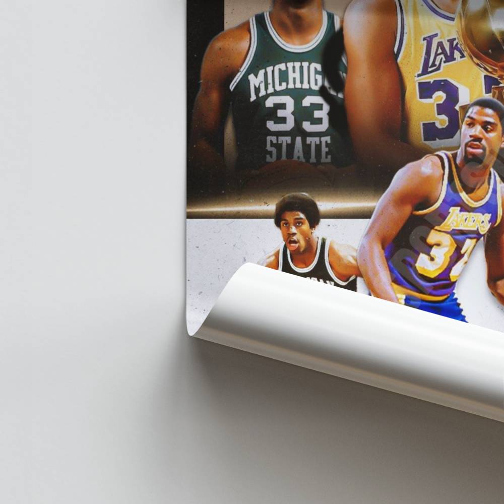 Poster magische basketballegende