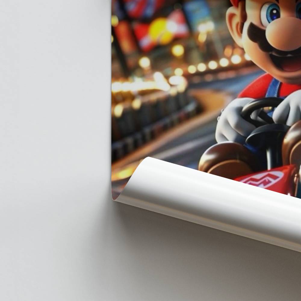 Poster Mario Kart Ville
