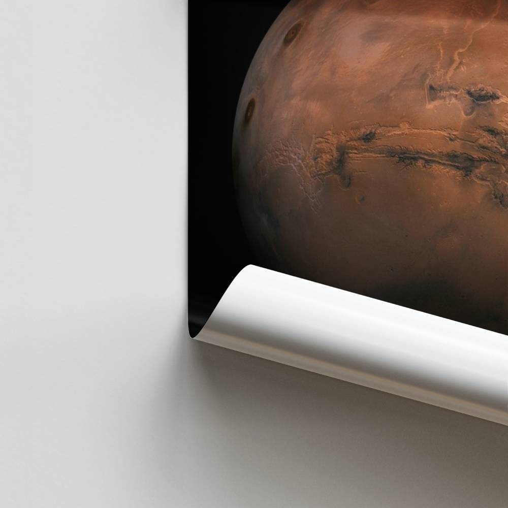 Rode planeetposter