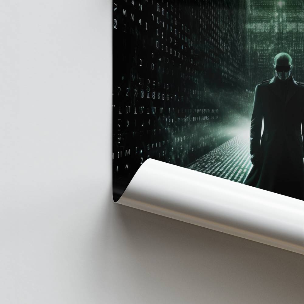 Digitale Enigma-poster