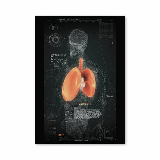 Poster Poumons Futuristes