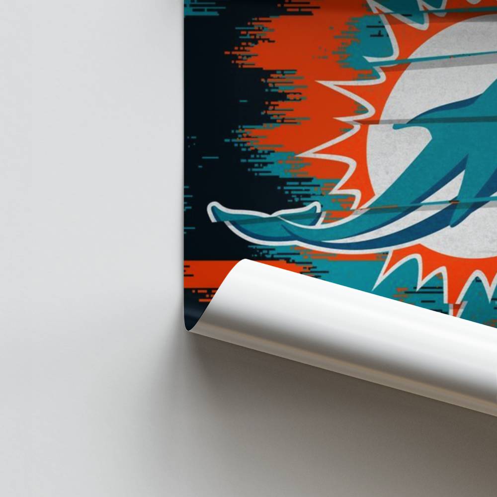 Miami dolfijnen-poster