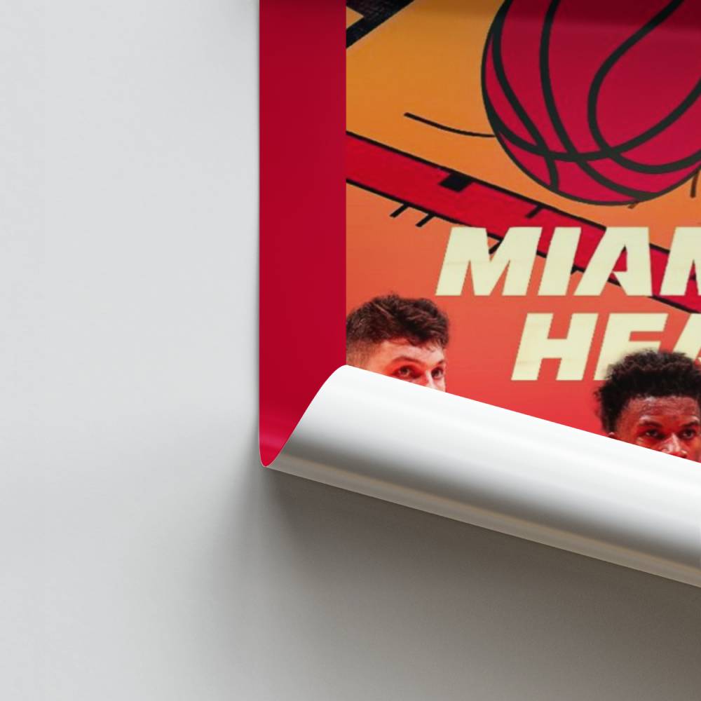 Miami hitte vlammen poster