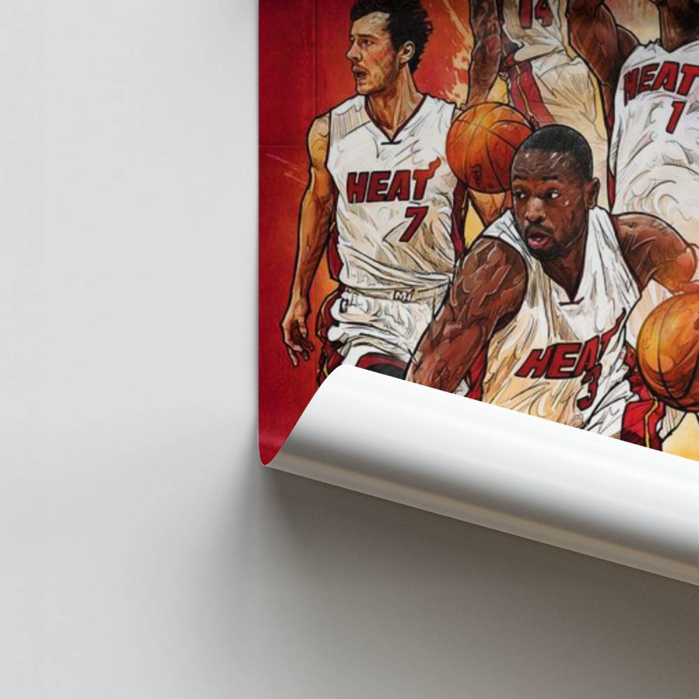 Miami Heat dynamische poster