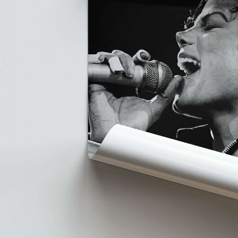 Affiche Michael Jackson zingt