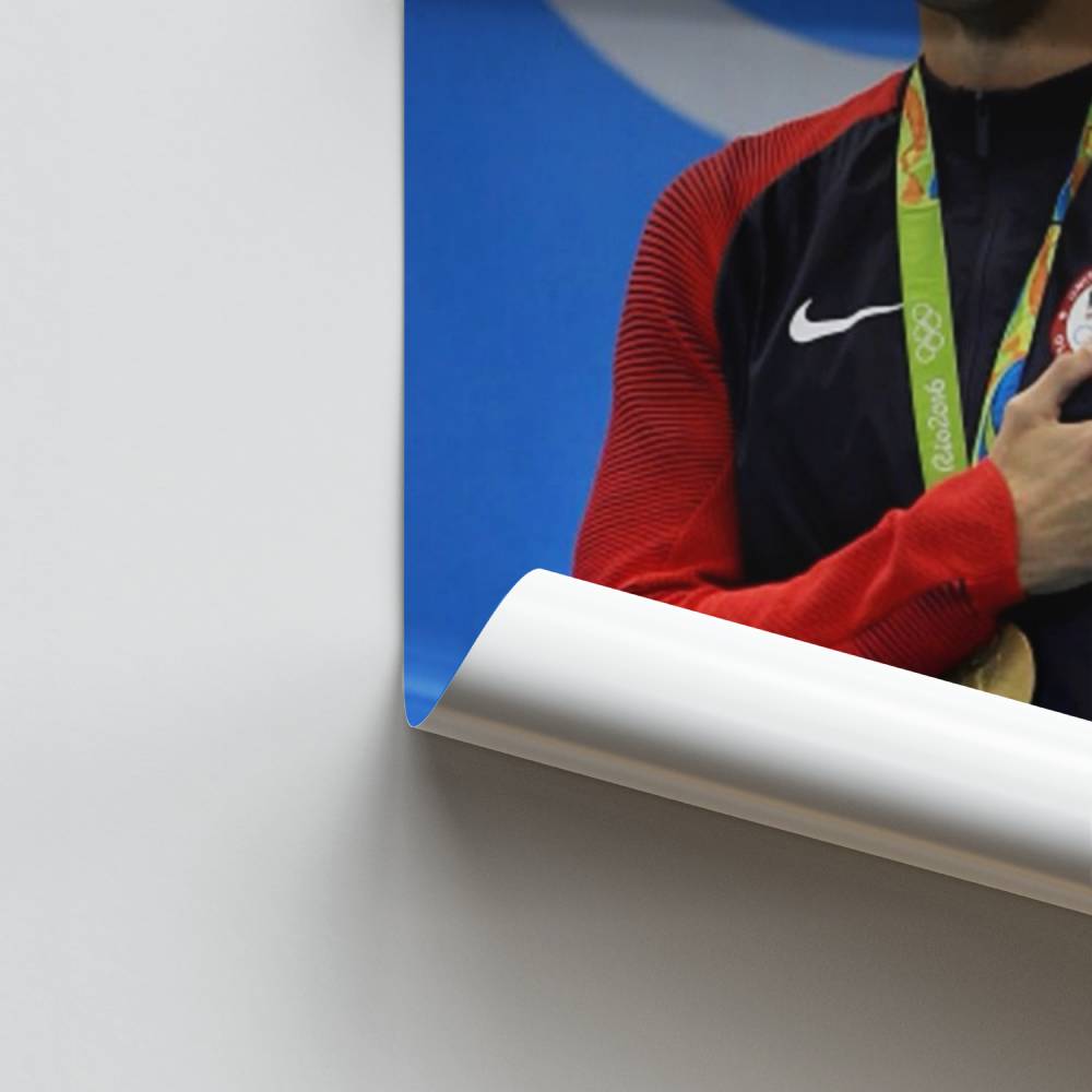 Poster Michael Phelps zwemmen