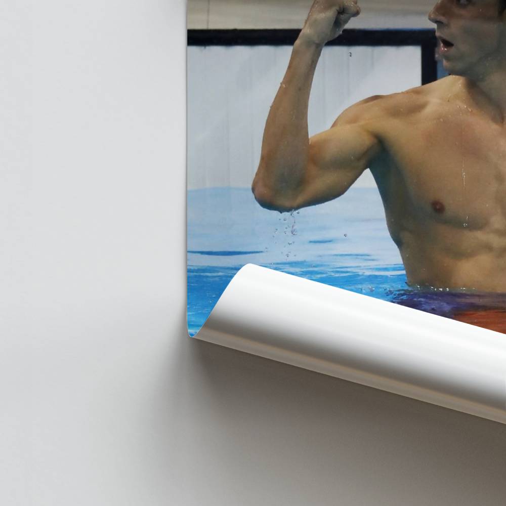 Aquatische triomfposter