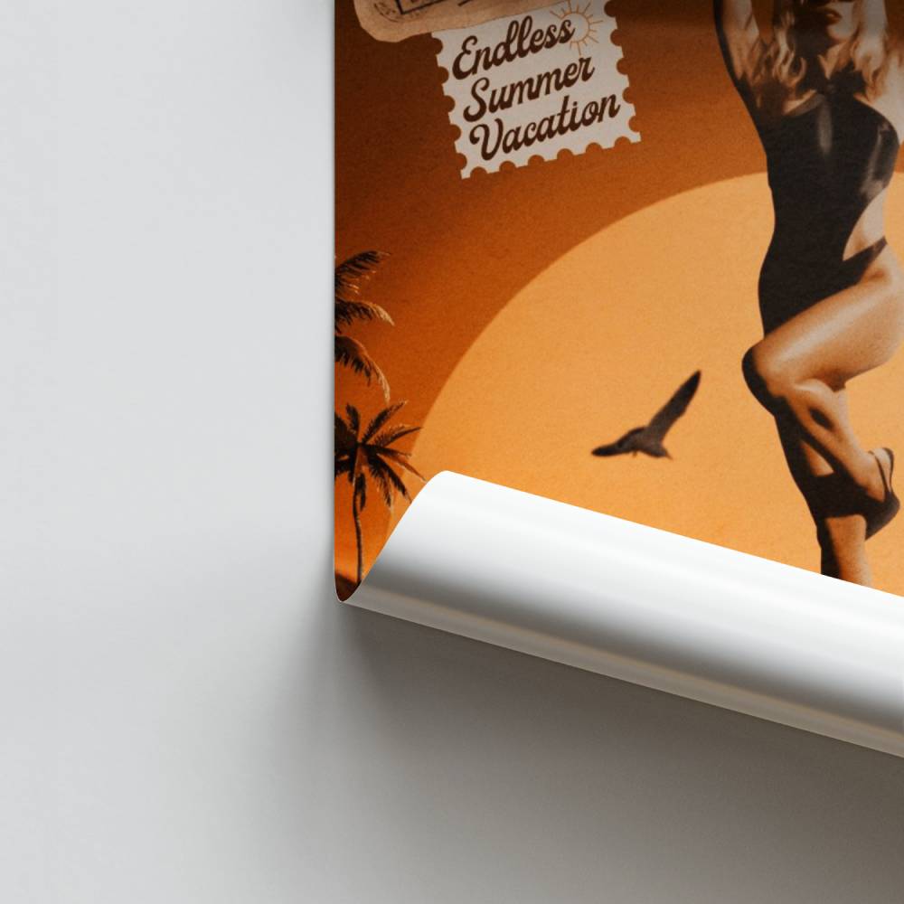 Eindeloze zomervibes-poster