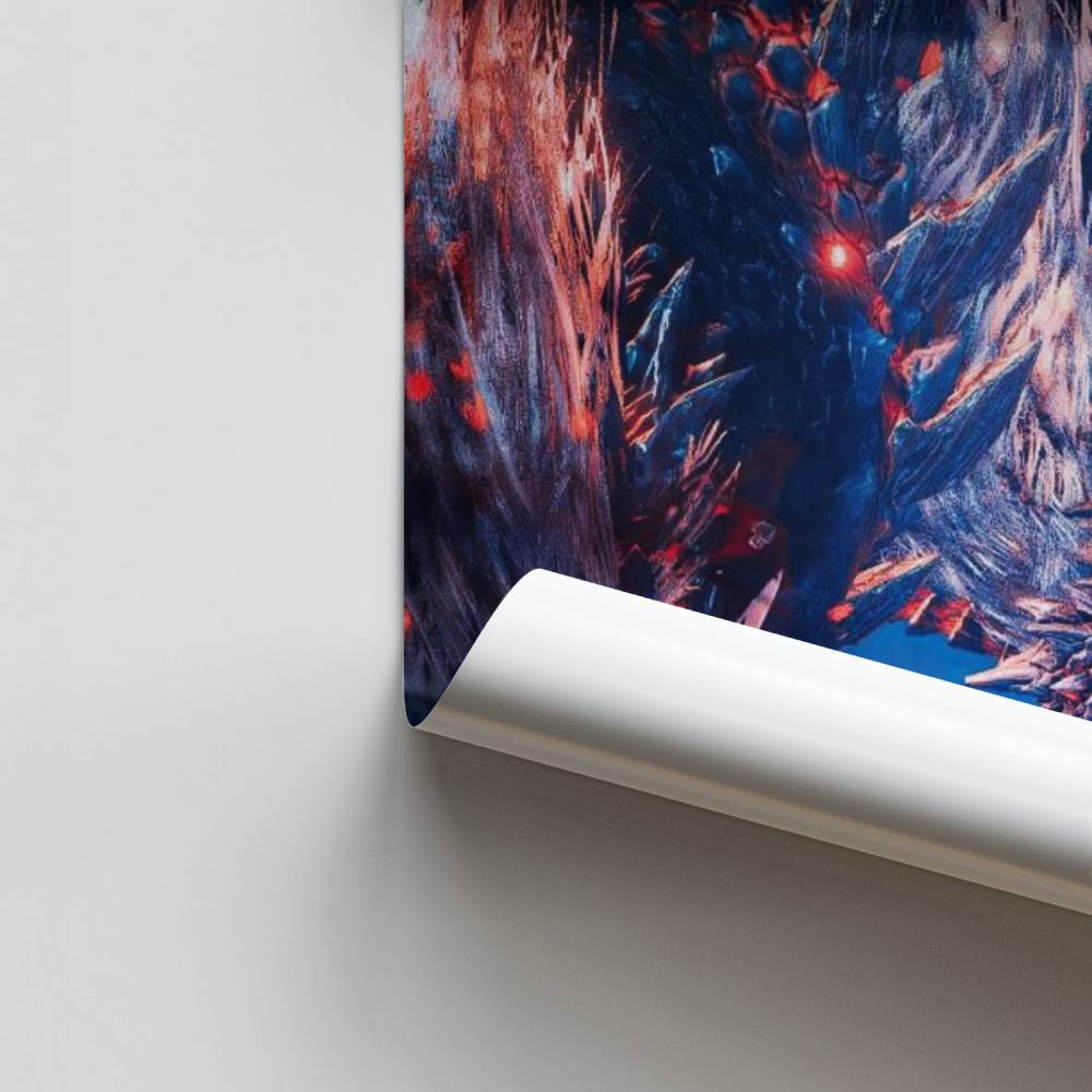Dieprode Monster Hunter-poster