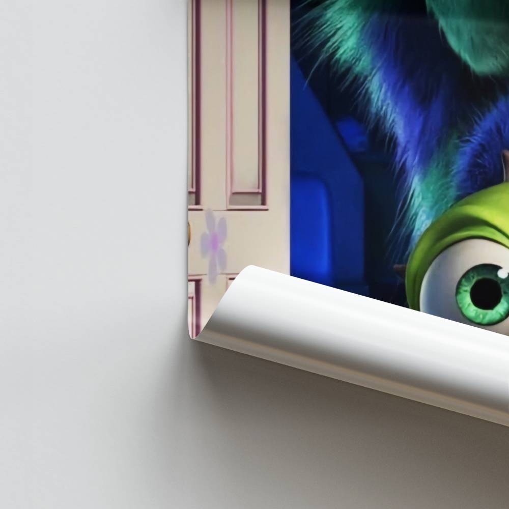 Monsterlijke deurposter