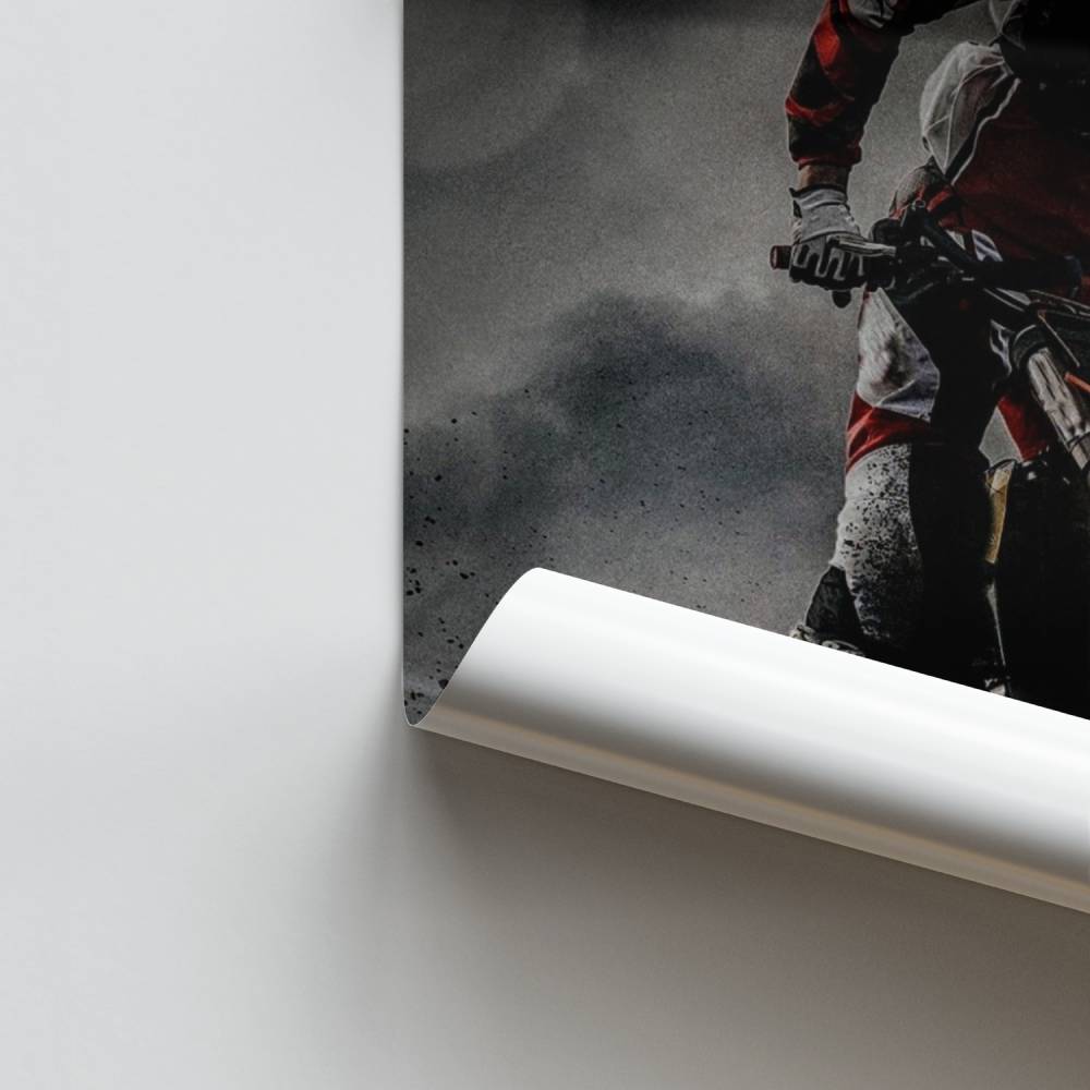 Poster Adrénaline Moto-Cross