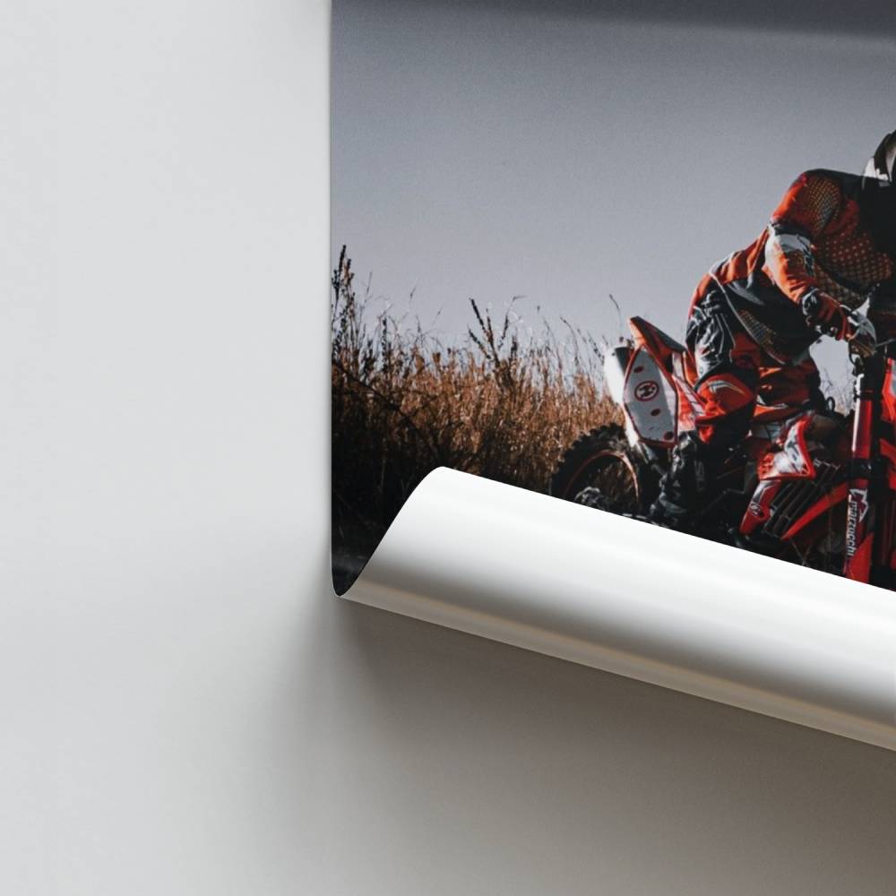 Enduro-avontuurposter