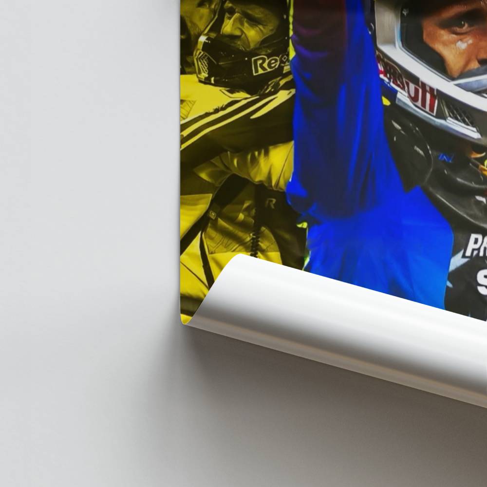 Motorcross kampioen poster