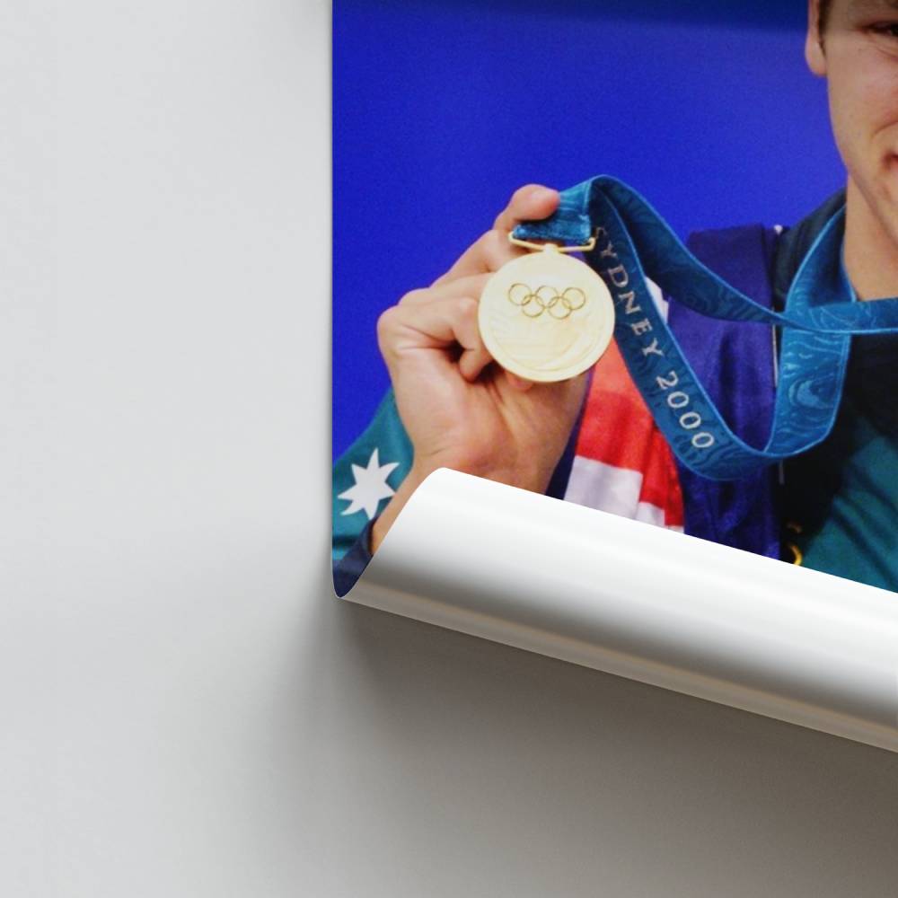 Poster Aquatische gouden overwinning