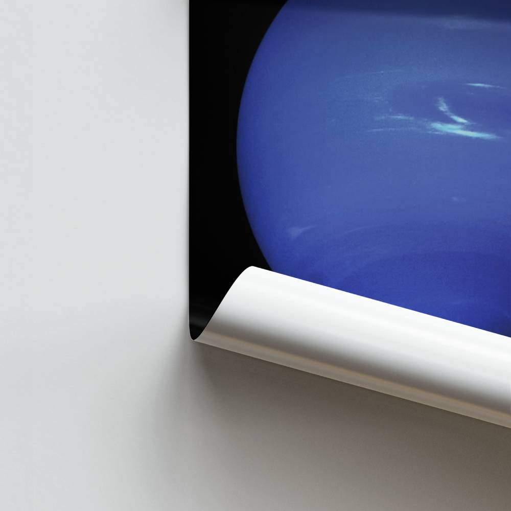 Blauwe Neptunus-poster