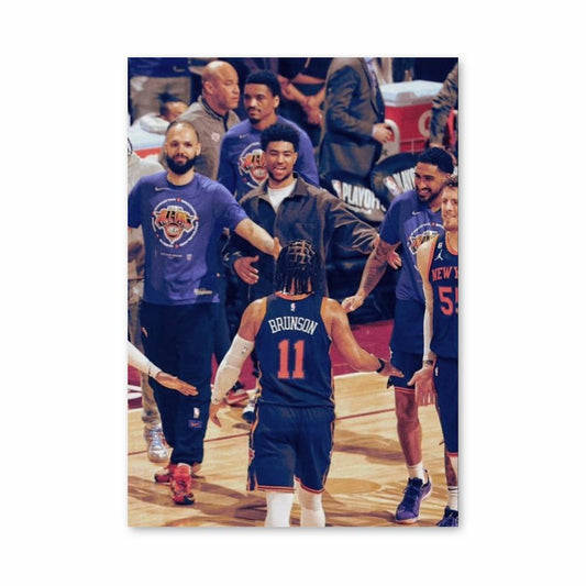 Poster Équipe Knicks Triomphante