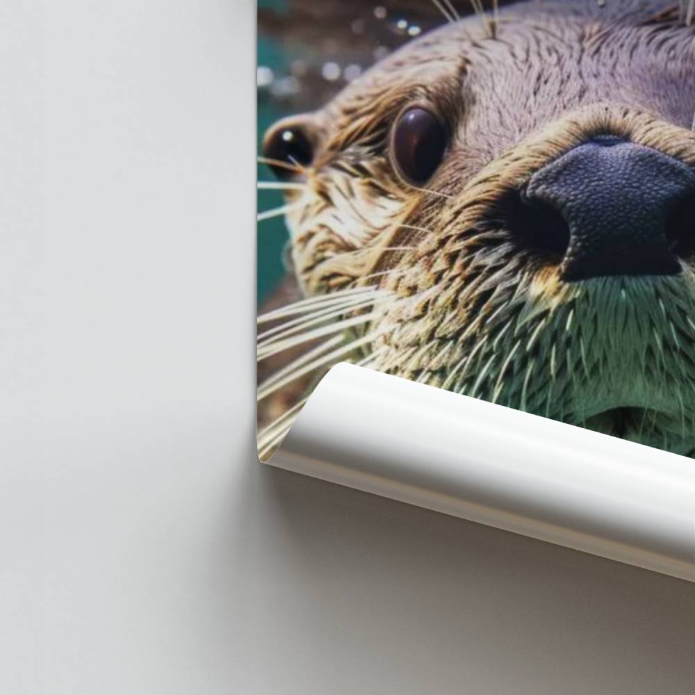 Duiken Otter Poster