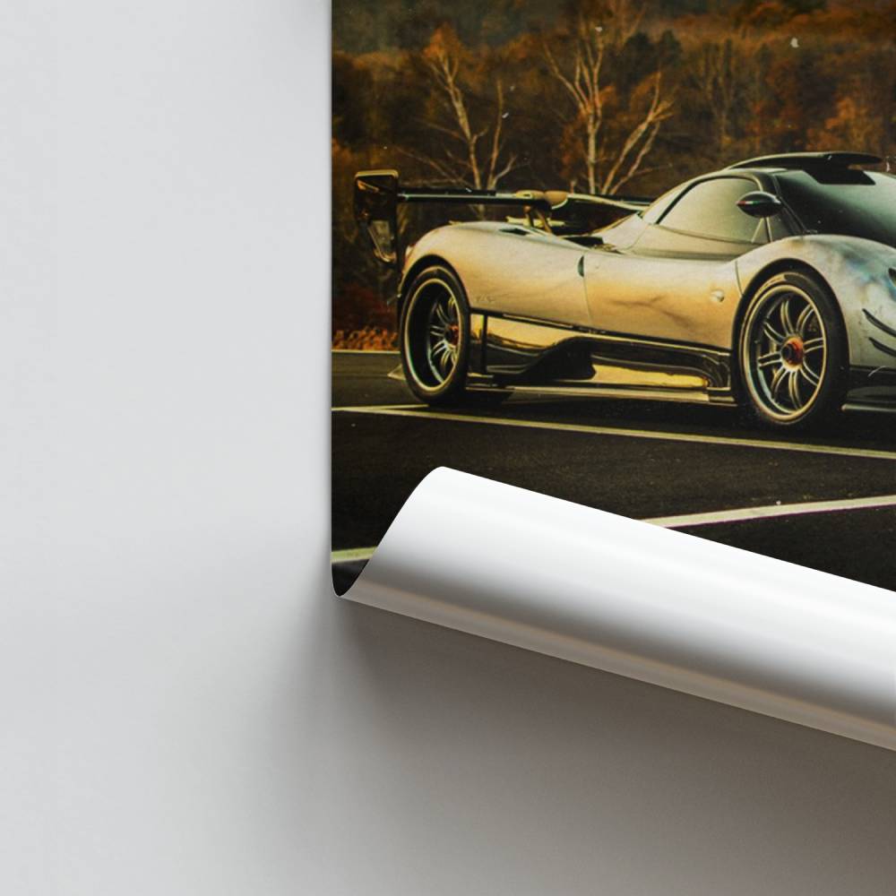 Poster Pagani Zonda Elegantie