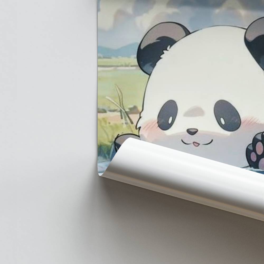 Poster Panda Sereniteit