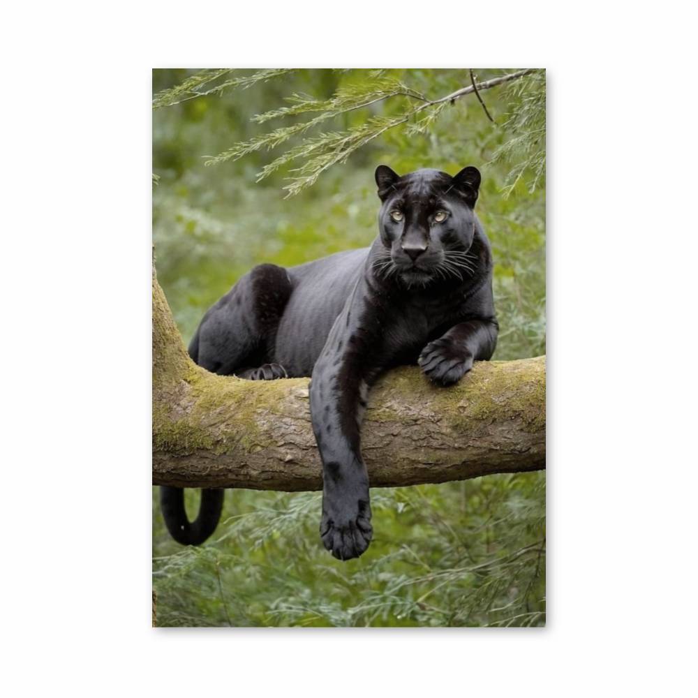 Poster Panthère Élégante