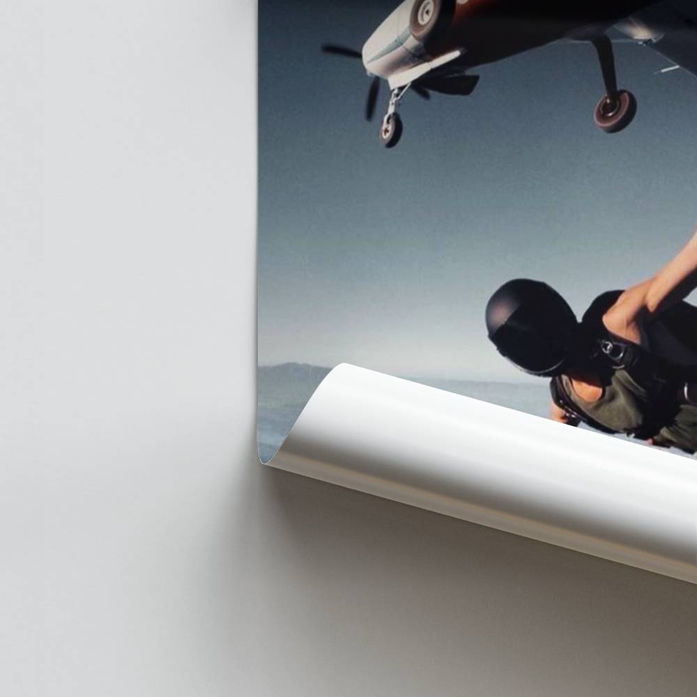 Luchtfoto vrijheid poster