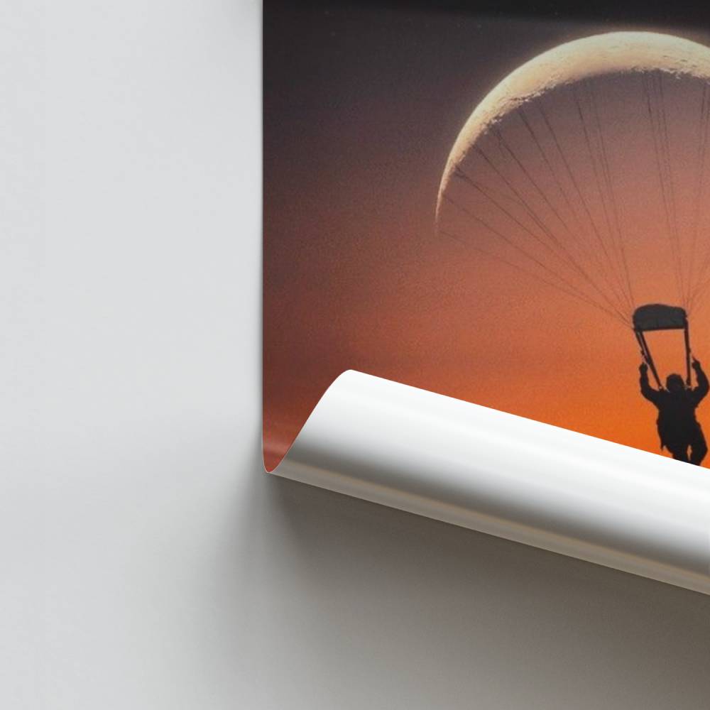 Poster Schemering paragliden