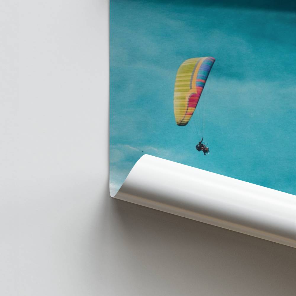 Premium poster Vlucht over de oceaan